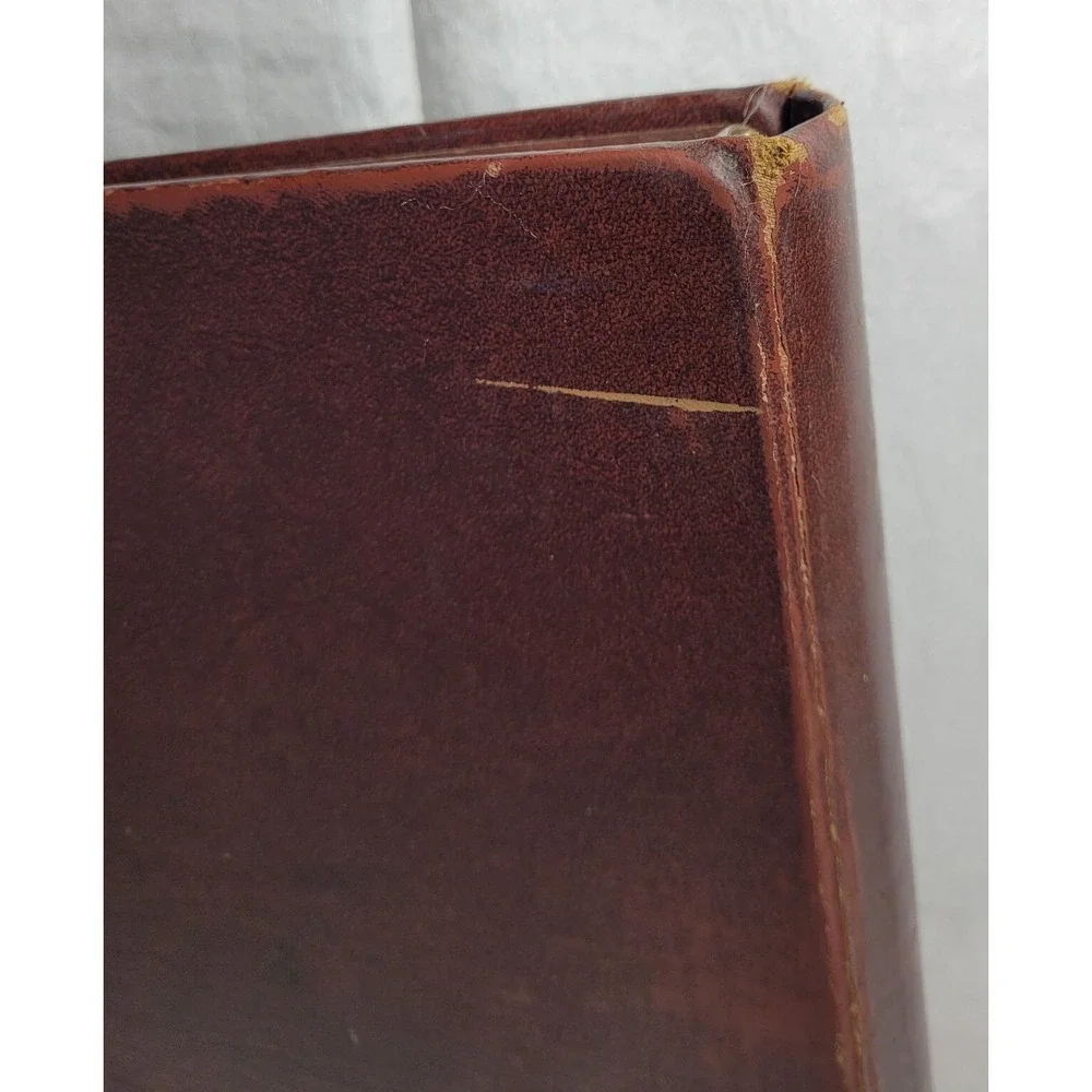 Vintage Trussell Burgundy KU University of Kansas Jayhawks College 3-Ring Binder